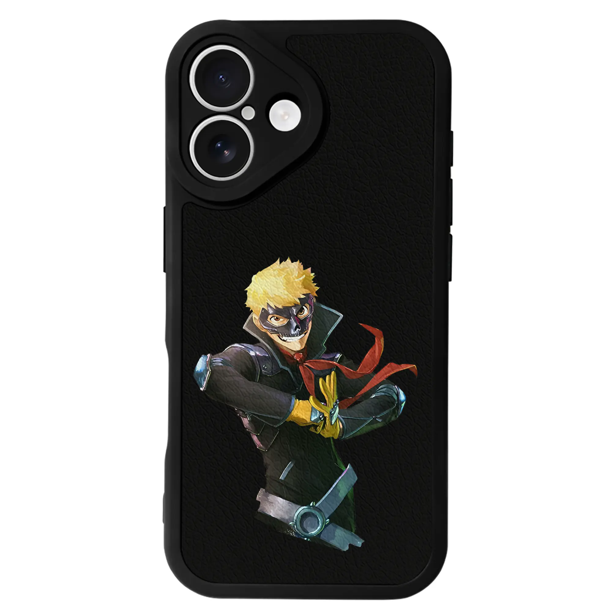 ペルソナ グッズ,坂本竜司 - IPhone 16シリーズ対応 ・ シリコンスマホケース ・ レザー調 ・ 高精度フィット ・ 耐衝撃 ・ ワイヤレス充電対応 ・ 精密カット